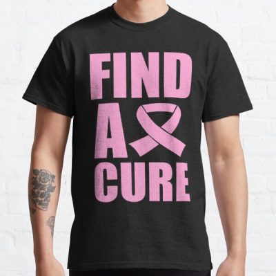 Find A Cure Breast Cancer Awareness Classic T-Shirt RB2812 product Offical Breast Cancer Merch