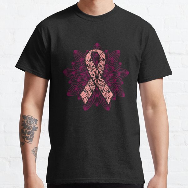 Pink Ribbon Mandala Breast Cancer Awareness Classic T-Shirt RB2812 product Offical Breast Cancer Merch
