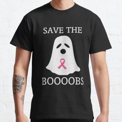 Save The Boooobs Halloween Breast Cancer Awareness Classic T-Shirt RB2812 product Offical Breast Cancer Merch