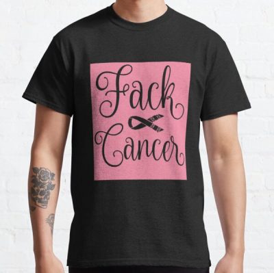 Fack Cancer Breast Cancer Awareness Classic T-Shirt RB2812 product Offical Breast Cancer Merch