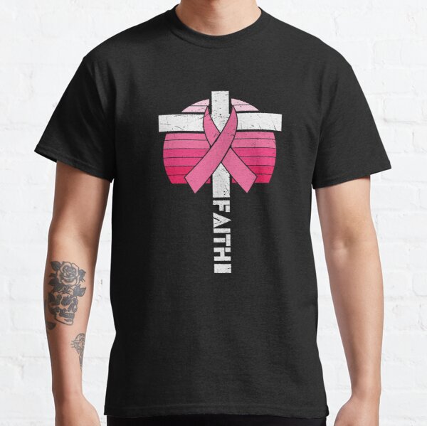 Faith Retro Breast Cancer Awareness Classic T-Shirt RB2812 product Offical Breast Cancer Merch