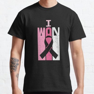 Survivor Breast Cancer Awareness I Won Classic T-Shirt RB2812 product Offical Breast Cancer Merch
