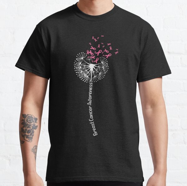 Dandelion Pink Ribbon Breast Cancer Awareness Classic T-Shirt RB2812 product Offical Breast Cancer Merch