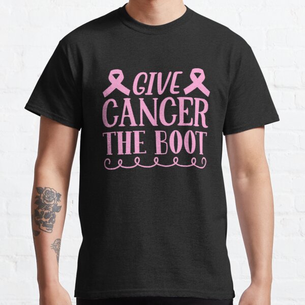 Give Cancer The Boot Breast Cancer Awareness Classic T-Shirt RB2812 product Offical Breast Cancer Merch