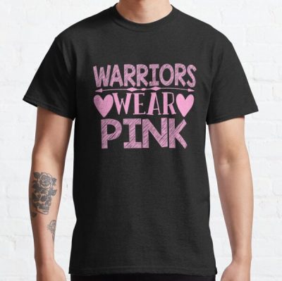 Warriors Wear Pink Breast Cancer Awareness Classic T-Shirt RB2812 product Offical Breast Cancer Merch