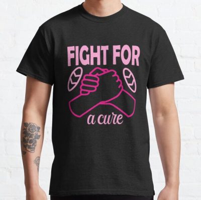Fight For a Cure Breast Cancer Awareness Classic T-Shirt RB2812 product Offical Breast Cancer Merch
