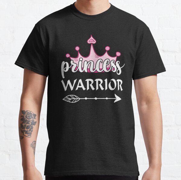 Princess Warrior Breast Cancer Awareness Classic T-Shirt RB2812 product Offical Breast Cancer Merch