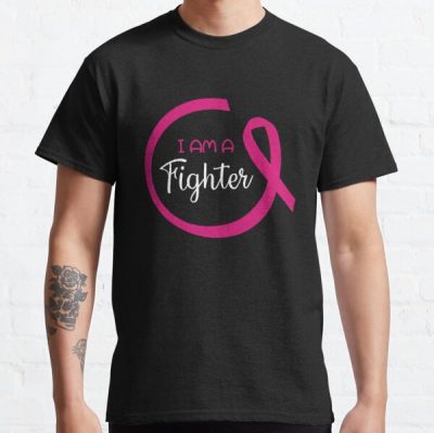 I Am A Fighter Breast Cancer Awareness Classic T-Shirt RB2812 product Offical Breast Cancer Merch