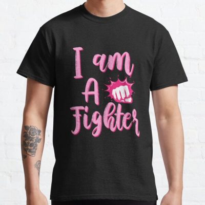 I Am A Fighter Breast Cancer Awareness Classic T-Shirt RB2812 product Offical Breast Cancer Merch
