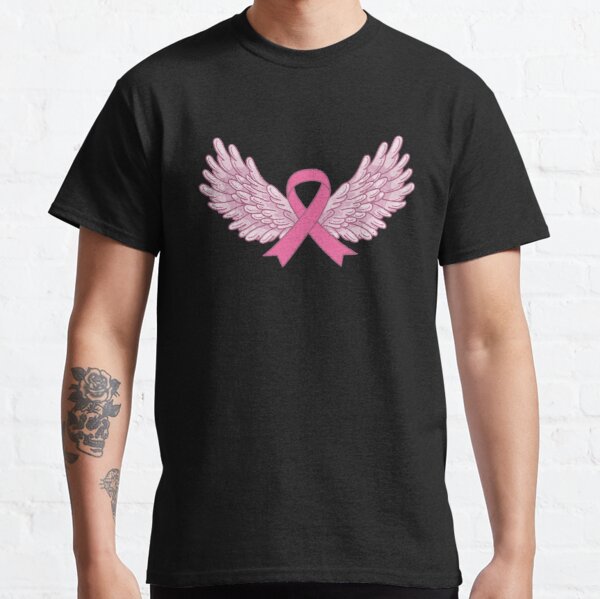 Pink Ribbon Wings Breast Cancer Awareness Classic T-Shirt RB2812 product Offical Breast Cancer Merch