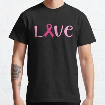 Love Breast Cancer Awareness Classic T-Shirt RB2812 product Offical Breast Cancer Merch