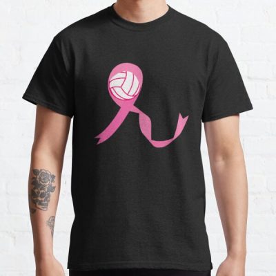 Pink Ribbon Volleyball Breast Cancer Awareness Classic T-Shirt RB2812 product Offical Breast Cancer Merch