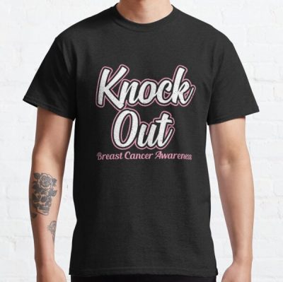 Knock Out Breast Cancer Awareness Classic T-Shirt RB2812 product Offical Breast Cancer Merch