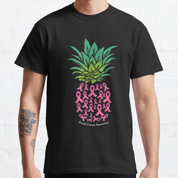 Pineapple Pink Ribbon Breast Cancer Awareness T-shirt Classic T-Shirt RB2812 product Offical Breast Cancer Merch