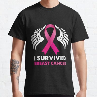I Survived Breast Cancer 2 Classic T-Shirt RB2812 product Offical Breast Cancer Merch