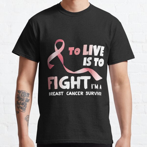 Fight With Breast Cancer Classic T-Shirt RB2812 product Offical Breast Cancer Merch