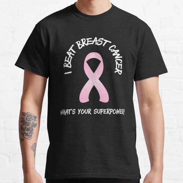 I BEAT BREAST CANCER - What's Your Superpower? Classic T-Shirt RB2812 product Offical Breast Cancer Merch