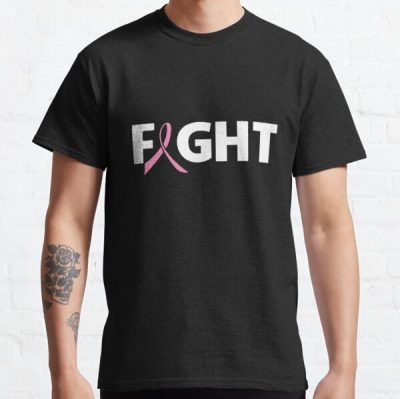 Fight Ribbon for Breast Cancer Classic T-Shirt RB2812 product Offical Breast Cancer Merch