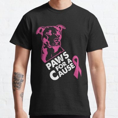 Paws For A Cause Breast Cancer Classic T-Shirt RB2812 product Offical Breast Cancer Merch