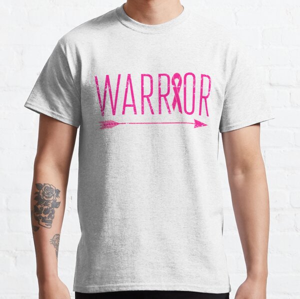 Breast cancer warrior white Classic T-Shirt RB2812 product Offical Breast Cancer Merch