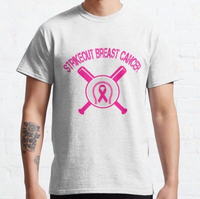 Strike Out Breast Cancer Awareness Baseball Fighters Classic T-Shirt RB2812 product Offical Breast Cancer Merch