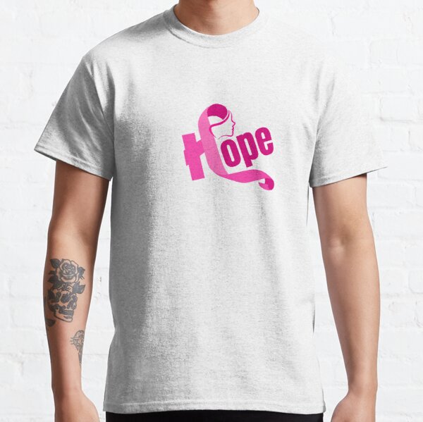 Breast Cancer Awareness Hope Pink Ribbon Fitted Scoop T-Shirt Classic T-Shirt RB2812 product Offical Breast Cancer Merch