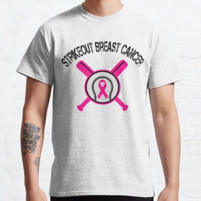 Strike Out Breast Cancer Awareness Baseball Fighters    Classic T-Shirt RB2812 product Offical Breast Cancer Merch