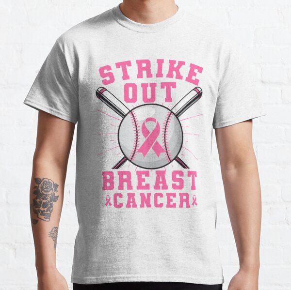 Strike Out Breast Cancer - Fight Cancer Awareness   Classic T-Shirt RB2812 product Offical Breast Cancer Merch