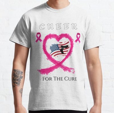 Cheer for The Cure Breast Cancer Awareness Month Cheerleader Premium    Classic T-Shirt RB2812 product Offical Breast Cancer Merch