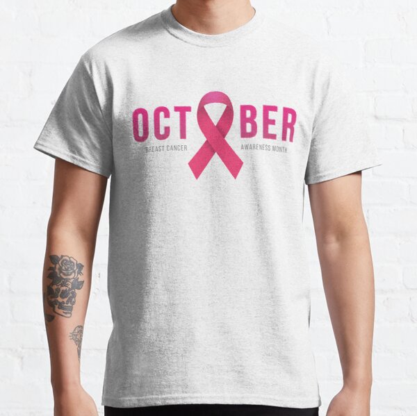 October - Breast Cancer Awareness Month Classic T-Shirt RB2812 product Offical Breast Cancer Merch