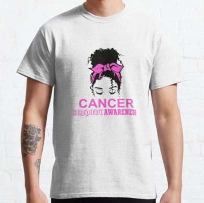 New Breast Cancer support  Shirt, Cancer Awareness T-Shirt, Motivational Shirt, Personalized Team Cancer Shirt , Cancer Support Team Tee Classic T-Shirt RB2812 product Offical Breast Cancer Merch