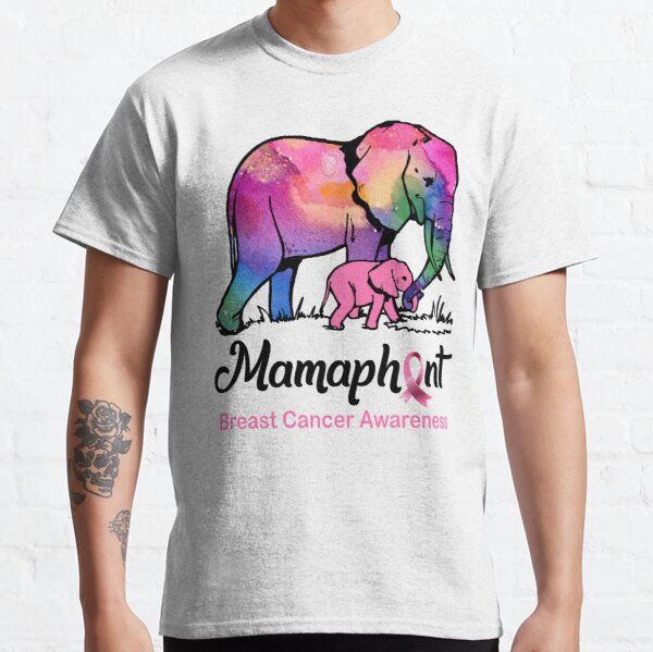 Breast Cancer Mom Elephant Lover Classic T-Shirt RB2812 product Offical Breast Cancer Merch