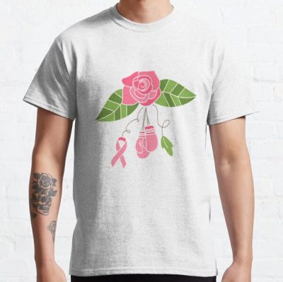 Breast Cancer Flower Classic T-Shirt RB2812 product Offical Breast Cancer Merch
